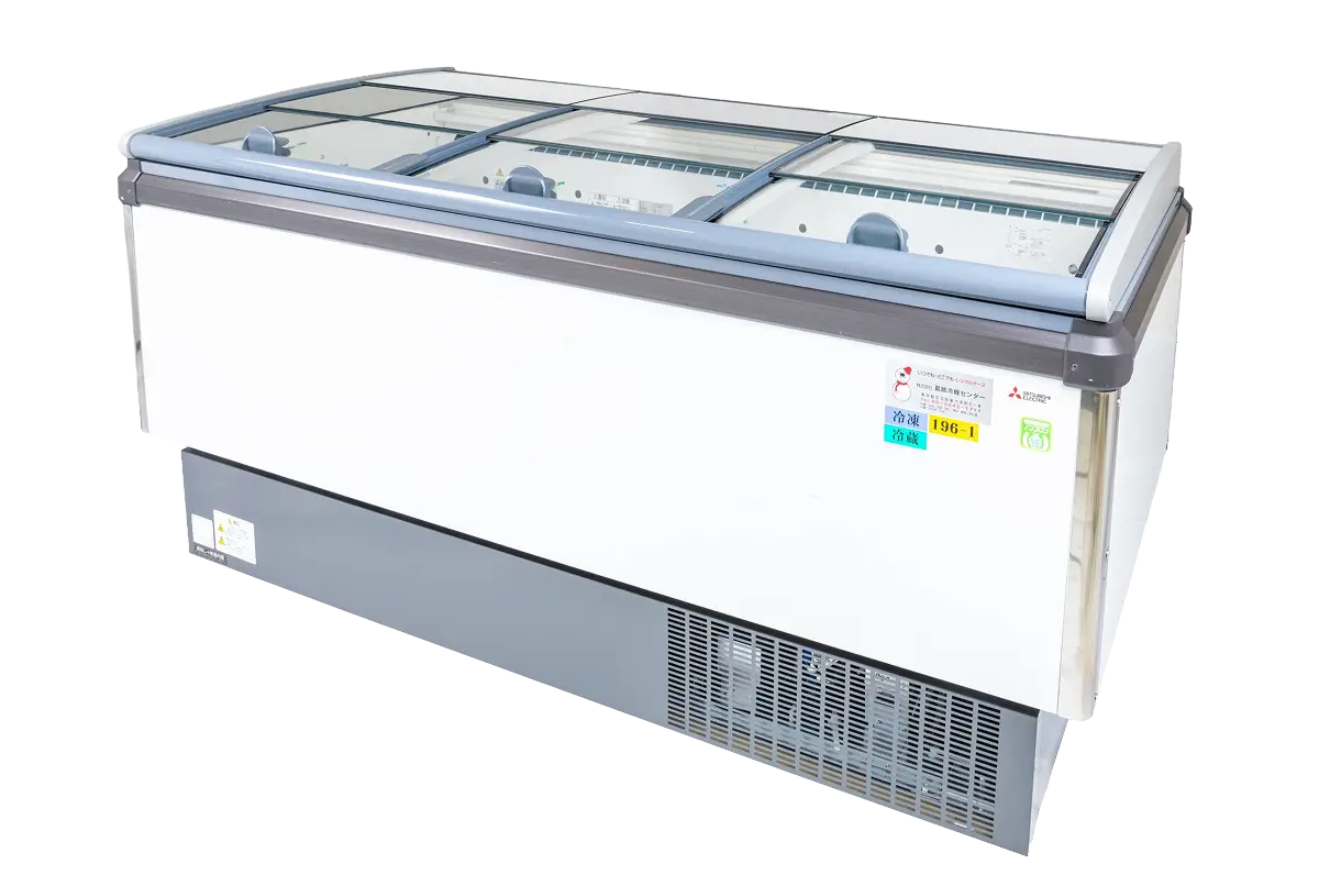 冷凍ガラス扉付プラグインショーケース